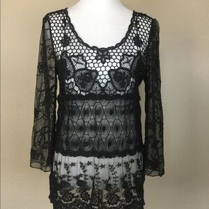 ADIVA Crocheted Blouse